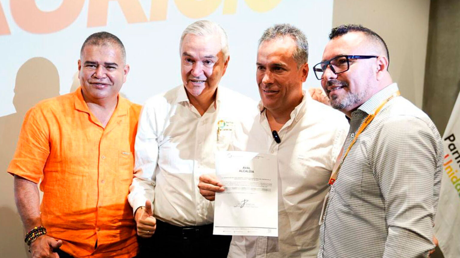 Partido de la Unión por la Gente, se suma a la candidatura de Mauricio Salazar