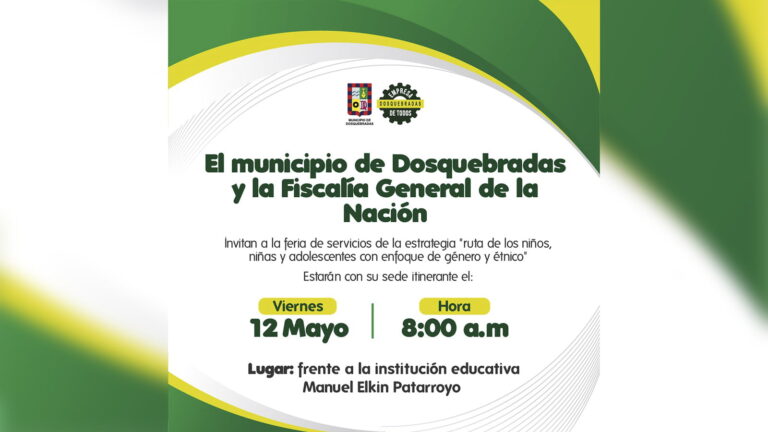 Niños, niñas y adolescentes podrán participar de la feria de servicios de la Fiscalía General de la Nación