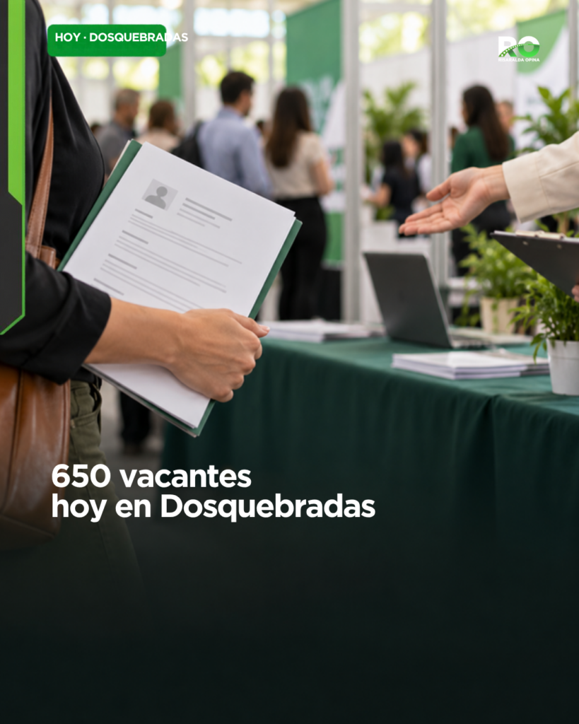 Expo Empleo SENA ofrece hoy 650 vacantes en Dosquebradas